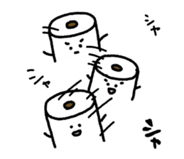 Toilet paper sticker4 sticker #8092633