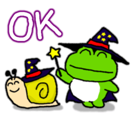 Frog's Halloween sticker.. sticker #8092877