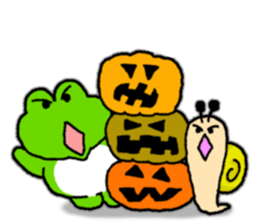 Frog's Halloween sticker.. sticker #8092879