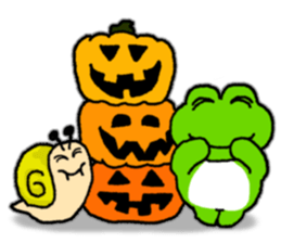 Frog's Halloween sticker.. sticker #8092885