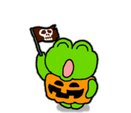 Frog's Halloween sticker.. sticker #8092886