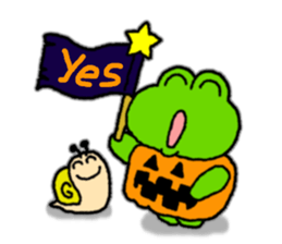 Frog's Halloween sticker.. sticker #8092888