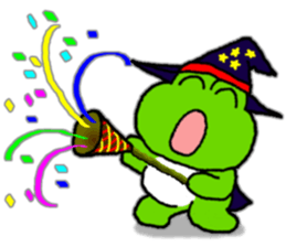 Frog's Halloween sticker.. sticker #8092891