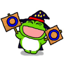 Frog's Halloween sticker.. sticker #8092893