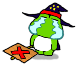 Frog's Halloween sticker.. sticker #8092894