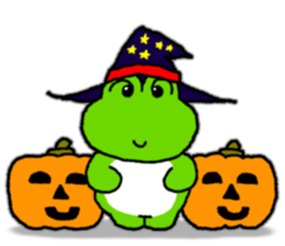 Frog's Halloween sticker.. sticker #8092896
