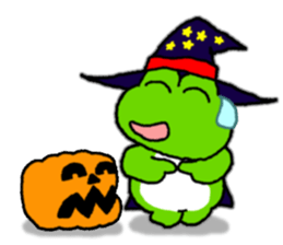 Frog's Halloween sticker.. sticker #8092898