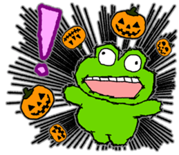 Frog's Halloween sticker.. sticker #8092903