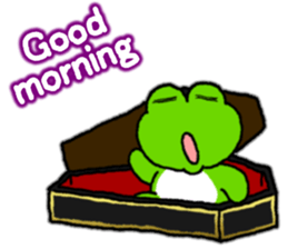 Frog's Halloween sticker.. sticker #8092904