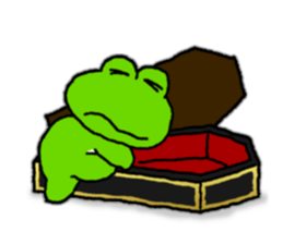 Frog's Halloween sticker.. sticker #8092907