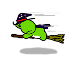 Frog's Halloween sticker.. sticker #8092909