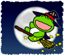 Frog's Halloween sticker.. sticker #8092910