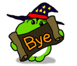 Frog's Halloween sticker.. sticker #8092914