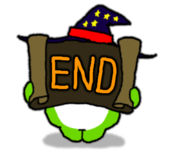 Frog's Halloween sticker.. sticker #8092915