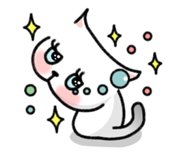 Grumpy cat & Beautiful cat sticker #8093053