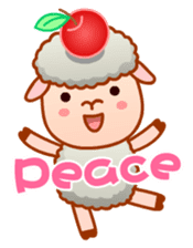 Happiness sheep & deer( International ) sticker #8093076