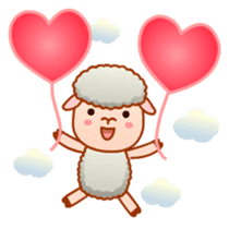 Happiness sheep & deer( International ) sticker #8093093