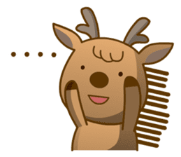 Happiness sheep & deer( International ) sticker #8093100