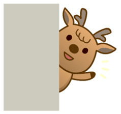 Happiness sheep & deer( International ) sticker #8093101