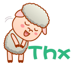 Happiness sheep & deer( International ) sticker #8093103