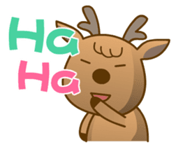 Happiness sheep & deer( International ) sticker #8093107