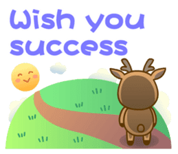 Happiness sheep & deer( International ) sticker #8093110
