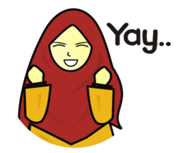 Halwa Hijab sticker #8093557
