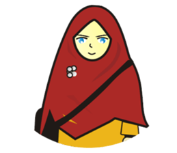 Halwa Hijab sticker #8093563