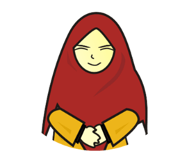 Halwa Hijab sticker #8093572