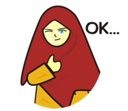 Halwa Hijab sticker #8093574