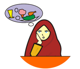 Halwa Hijab sticker #8093575
