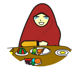 Halwa Hijab sticker #8093578