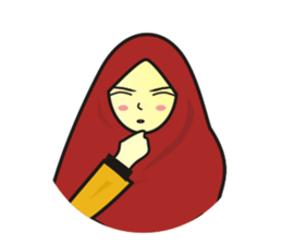 Halwa Hijab sticker #8093579