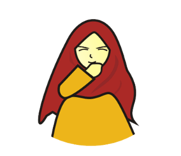 Halwa Hijab sticker #8093583