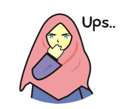 Halwa Hijab sticker #8093585