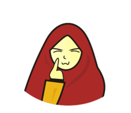 Halwa Hijab sticker #8093593