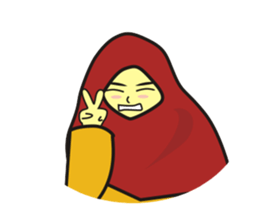 Halwa Hijab sticker #8093595