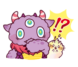 Kaiju Nemuke Sticker-English ver. sticker #8093604