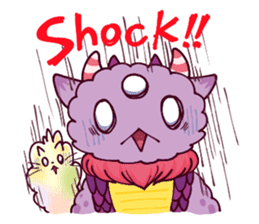 Kaiju Nemuke Sticker-English ver. sticker #8093607