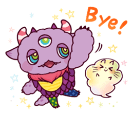 Kaiju Nemuke Sticker-English ver. sticker #8093622