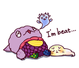 Kaiju Nemuke Sticker-English ver. sticker #8093629