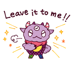 Kaiju Nemuke Sticker-English ver. sticker #8093632