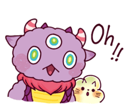 Kaiju Nemuke Sticker-English ver. sticker #8093633