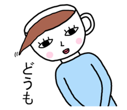 Coffee man sticker #8093637