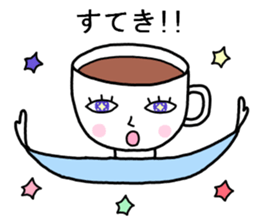 Coffee man sticker #8093650