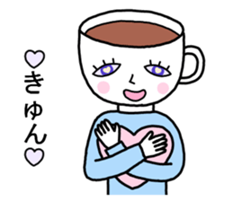 Coffee man sticker #8093651