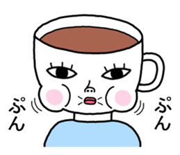 Coffee man sticker #8093654