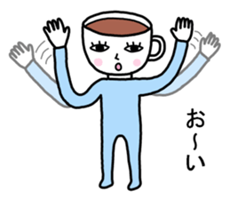 Coffee man sticker #8093660