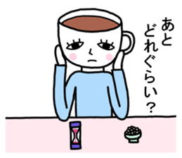 Coffee man sticker #8093664