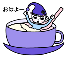 Coffee man sticker #8093675